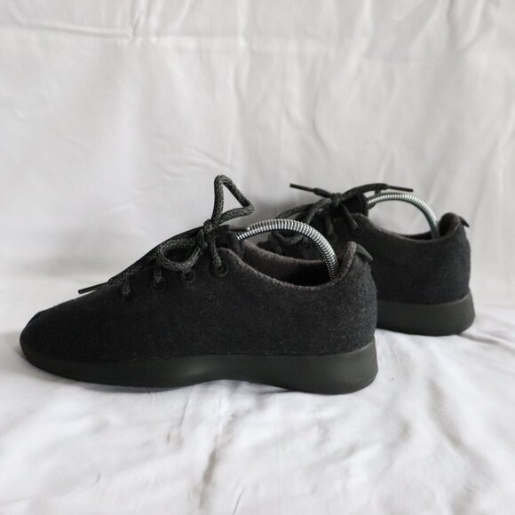 All Birds Merino Wool Korea Classic Black Lace Up W7 Washable Runner Shoes - Picture 4 of 10